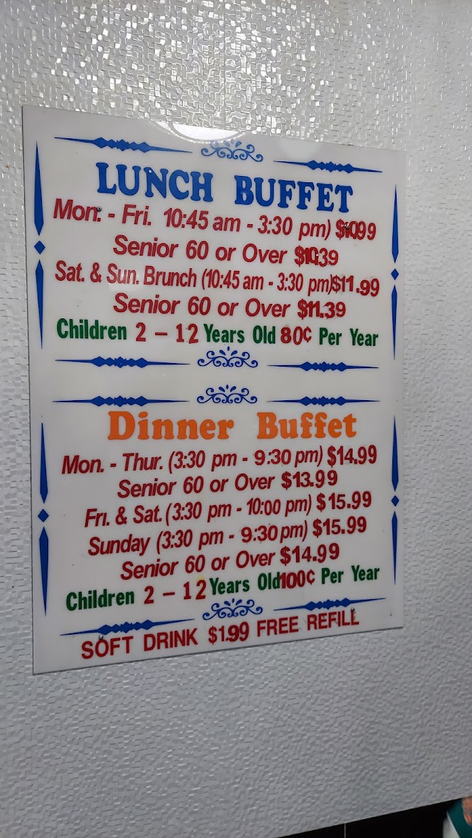 Fortune Buffet Menu - Image 5