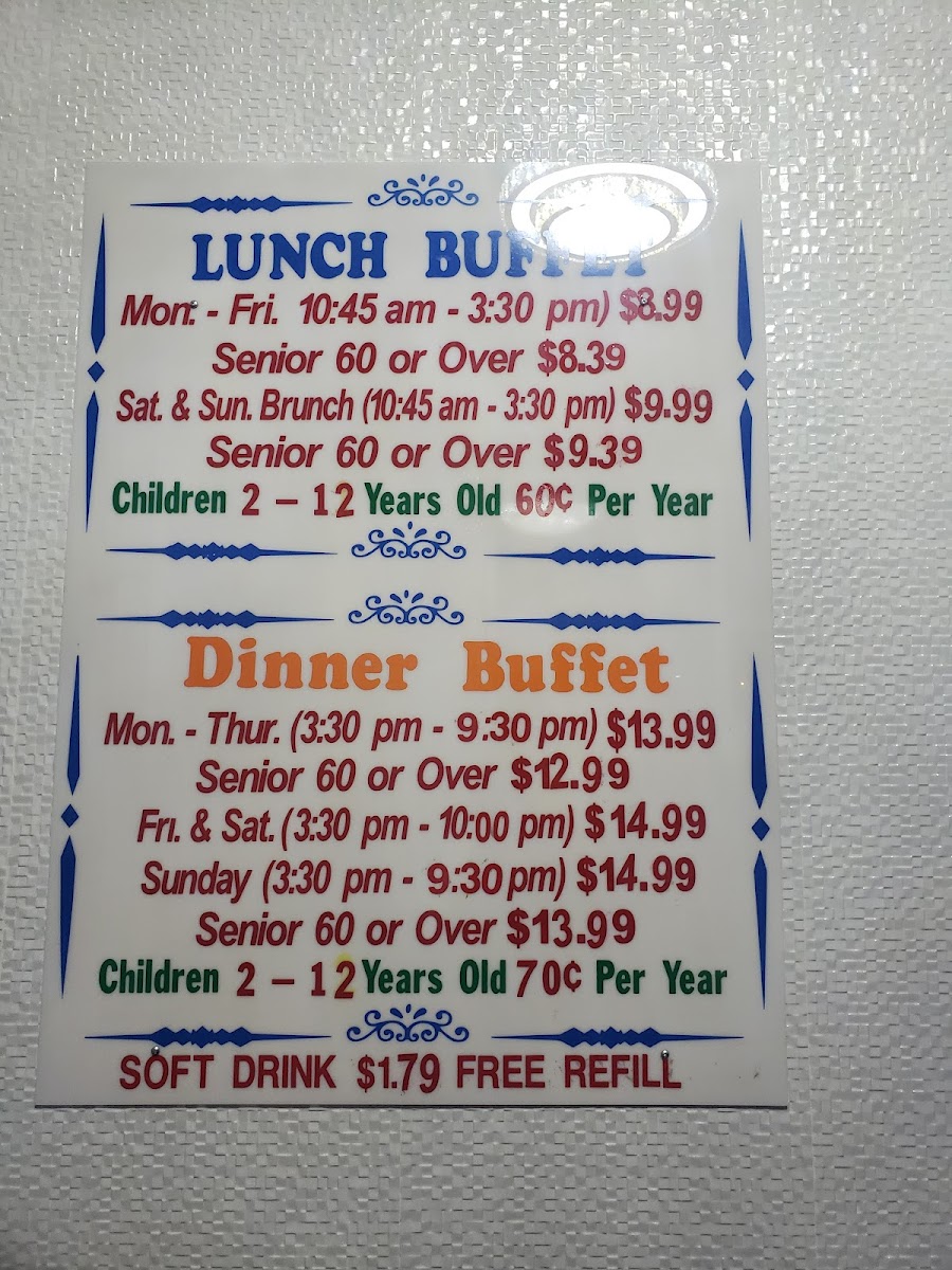 Fortune Buffet Menu - Image 6